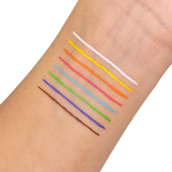 Kit X 8 Delineadores Matte Coloridos Rainbow